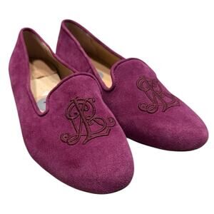 Lauren Ralph Lauren Purple Suede Loafers